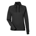 thumbnail image 4 of North End NE200W Women's Rhythm Waffle Pullover-Black-XS, 4 of 6