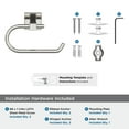 thumbnail image 5 of Amerock Appoint Brushed Nickel Single Post Toilet Paper Holder, 5 of 8