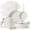 15Pcs White, variant on Carote Nonstick Cookware Sets, 15 Pcs Non Stick Pots and Pans Set with Removable Handle, White