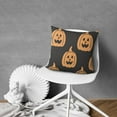 thumbnail image 4 of Halloween Throw Pillow Cases Happy Halloween Ghost Boo Spooky Pillow Cover Sofa Bed Throw Cushion Cover for Living Room Decor,16x16 Inch (2Pcs), 4 of 6