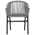 thumbnail image 3 of vidaXL 5 Piece Garden Dining Set Grey, 3 of 4