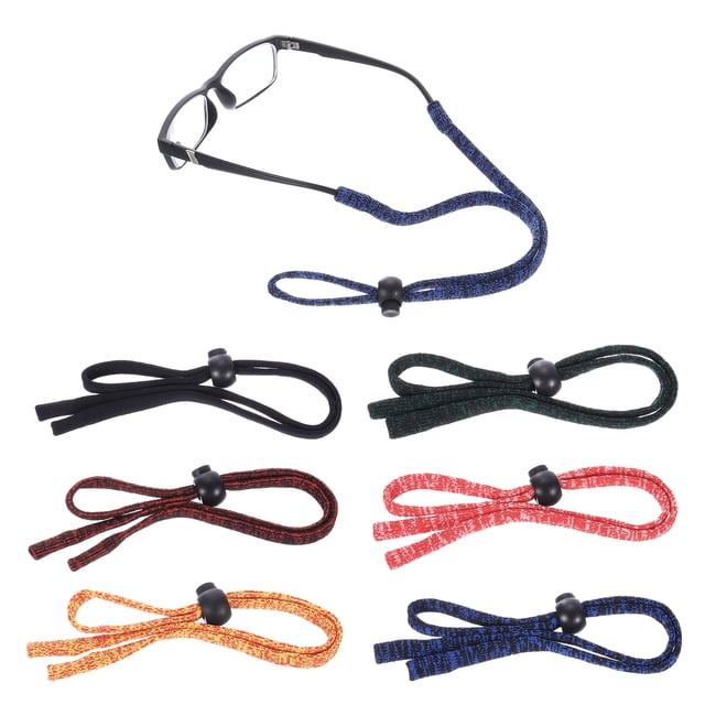 Lanyard de gafas de 30 cm de Uxcell para hombres y mujeres, correa ajustable para gafas, soporte para el cuello con textura 1 set