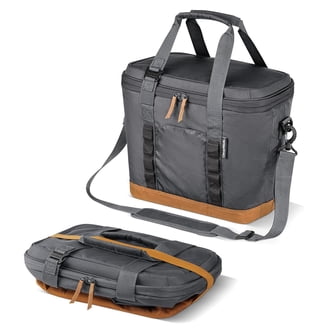 Coleman 75 Can Collapsible Sport Cooler - Gray/Blue - Walmart.com