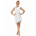 thumbnail image 3 of Halloween Women's White One Shoulder Irregular Hem Dress Cosplay Party Costume White M, 3 of 7