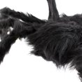 thumbnail image 4 of Black Realistic Bendable Plush Spider Toys Scary Home Decorations Party Favor, 90CM Large, 4 of 4