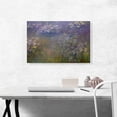 thumbnail image 2 of ARTCANVAS Water Lilies 1915-1926 Canvas Art Print by Claude Monet - Size: 26" x 18" (1.50" Deep), 2 of 9