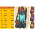 thumbnail image 1 of Bohemian Dress Women's Dress Print Sleeveless Summer Ladies Loose Dresses, 1 of 4