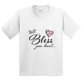 thumbnail image 3 of Inktastic Well Bless Your Heart with Floral Print Youth T-Shirt, 3 of 5