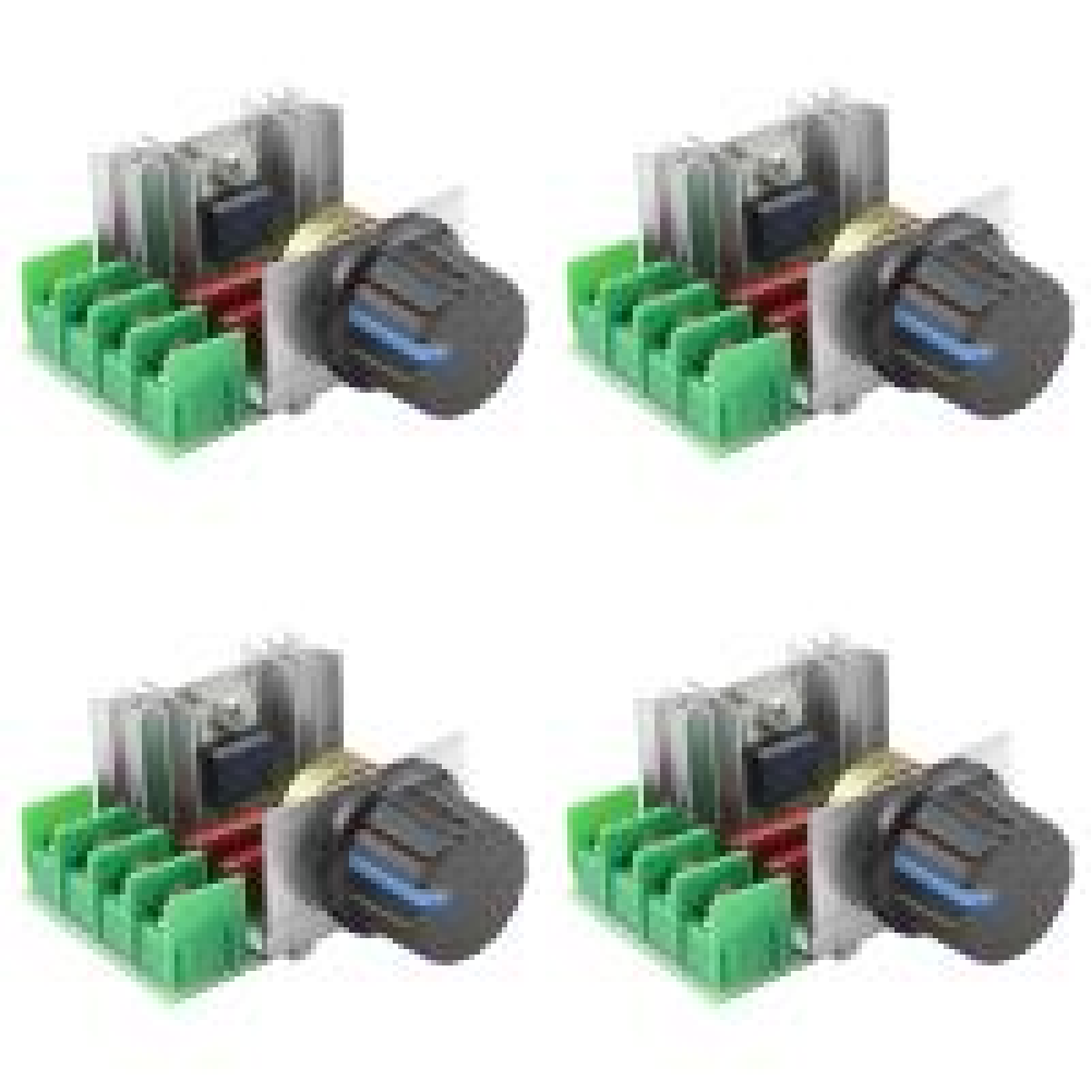 AC 220V 2000W SCR Regulador Voltaje 25A Termostato Atenuador Pequeño ...