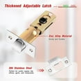 thumbnail image 2 of Bathroom Privacy Lock - Vacant/Occupied Indicator, Ansi Grade 2 Commercial Grade, Satin Chrome, 2 of 9