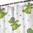 thumbnail image 3 of Cute Dragon Pattern with Stars Shower Curtain 84"x72" ,Bathroom Decorative Shower Curtains Set with 12 Hooks,Modern Waterproof Washable Shower Curtain, 3 of 6