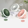 thumbnail image 5 of Mini LED Hanging Fan USB Rechargeable Desk Fan Portable 3 Speeds Wall Hanging Fan for Student Dormitory Home Outdoor Camping Office Small Desk Fan, 5 of 6