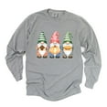 thumbnail image 6 of Fall Three Gnomes - Women's Garment Dyed Long Sleeve Graphic T-Shirt, 6 of 15
