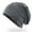 Gray, variant on Jamicy Beanie for Men and Women, Cuffed Knitted Fleece Lined Soft Warm Running Cycling Ski Hats Stocking Beanies Skull Cap