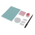 thumbnail image 1 of 6 unids / set bloque de tallado de sello de goma DIY con cuchillas de corte herramientas de almohadilla de tinta para tarjetas de ál perfecl Kit de talla de sello de goma, 1 of 8
