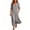 Black, variant on Guieoi Summer Dresses for Women Plus Size Collared Mid-Sleeve Side-Slit Striped Dress with Pockets Black S