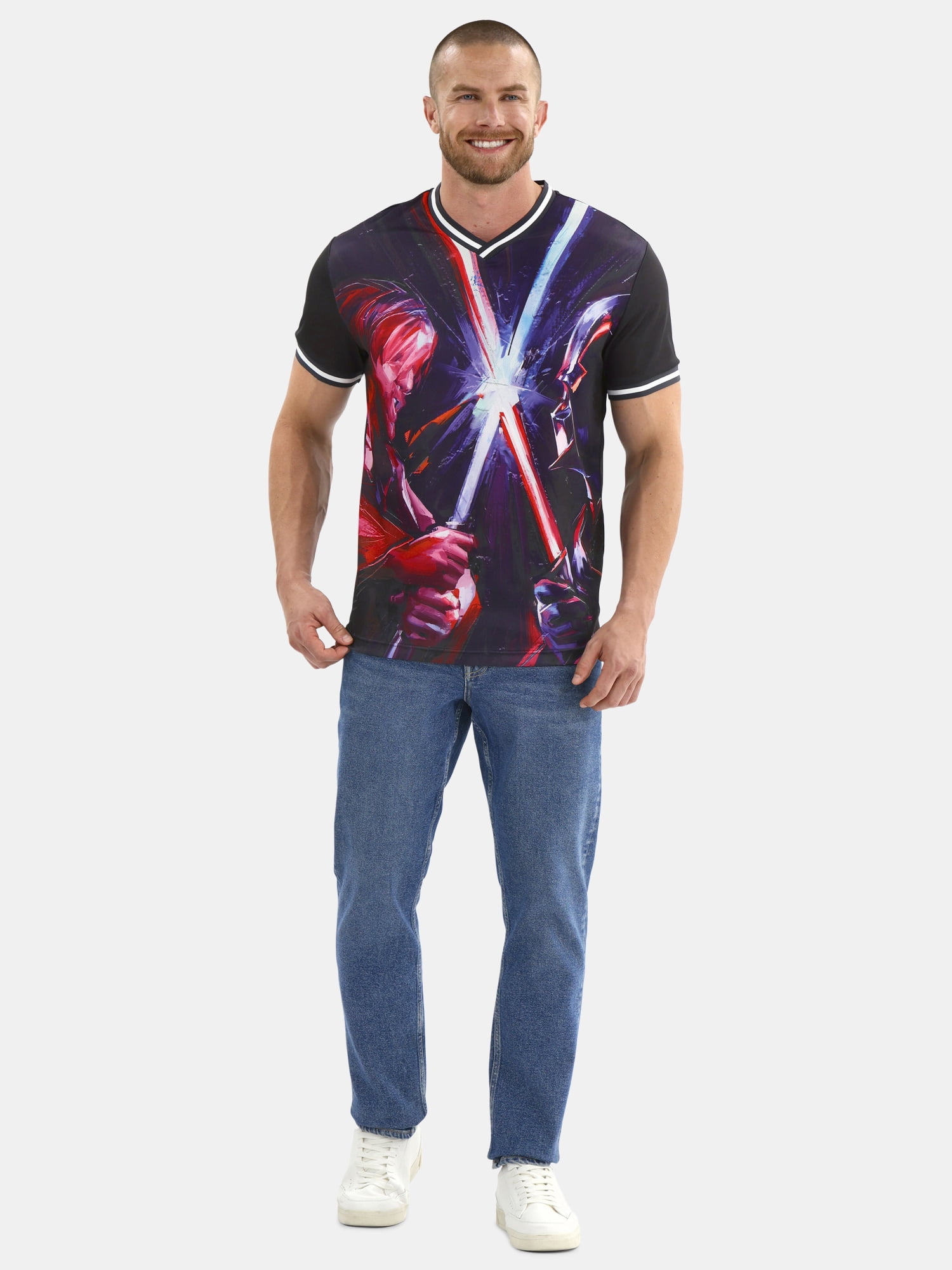 Star Wars Men's and Big Men's Soccer Jersey, Sizes S-3XL