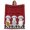 Red, variant on Red Chef Gnomes Fleece Throw Blanket for Couch, Farmhouse Red White Plaid Microfiber Flannel Blanket for All Season, Lightweight Soft Throw Blankets for Women, Girls, Adults, 50"x80"