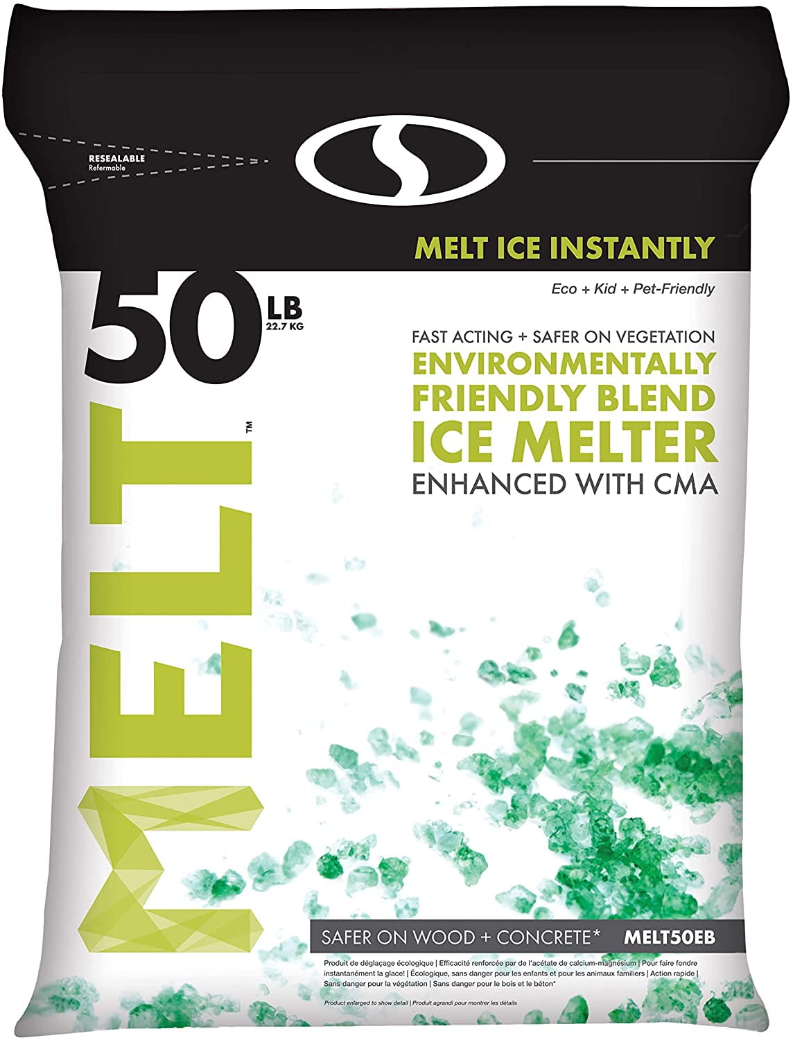 Environment & Pet Friendly Ice Melt with CMA & Beet Extract 5kg 11 lbs