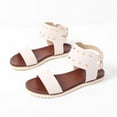 thumbnail image 3 of DPTALR Belt Buckle Beach Cloth Roman Flat Slippers Sandals, 3 of 5