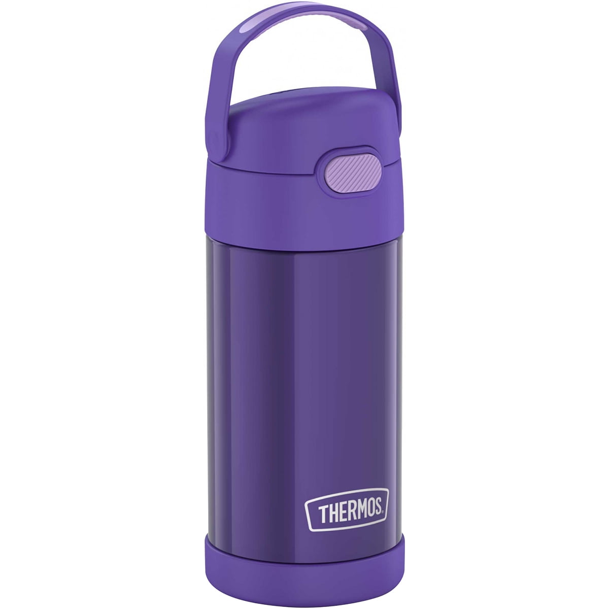 Thermos Funtainer Purple/Pink Stainless Steel Water Bottle 12 oz