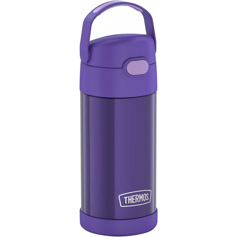 Thermos FUNtainer 12 oz. Purple Stainless Steel Vacuum-Insulated