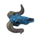 thumbnail image 5 of Adornos colgantes de pared con forma de calavera de oveja azul, fondo punk, accesorios de decoración de pared, colgante de pared tridimensional, calavera de oveja colgante de pared, 5 of 9