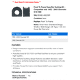 thumbnail image 2 of Front To Frame Sway Bar Bushing Kit - Compatible with 1982 - 2003 Chevrolet S10 RWD - AC Delco, 2 of 2