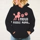 thumbnail image 2 of Nuevas sudaderas con capucha de manga larga con estampado de perro y mamá caniche para el día de la madre, informales, a la moda, para invierno y otoño para mujer, 2 of 4