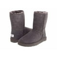 thumbnail image 6 of Genuine Ugg Classic Short Black Gray Chestnut Brown Navy Leather Bomber Men Boot, 6 of 7