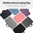 thumbnail image 2 of Portable Laptop Bag 14 inch Laptop Case Waterproof Nylon Laptop Bag Briefcase Leisure Business Handbag Black, 2 of 9