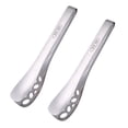 thumbnail image 1 of Clip de acero inoxidable para alimentos, cocina, antiescaldado, antideslizante, clip para bistec, filtro de aceite hueco, pinzas de cocina, se puede utilizar para alimentos, carne, pan, ensalada,, 1 of 5