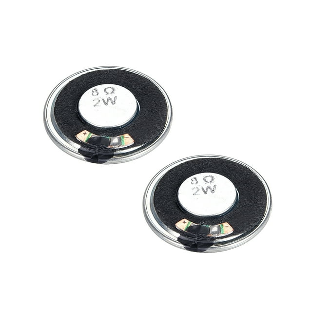 Unique Bargains Haut-Parleur 2W 8 Ohms 36mm Forme Ronde pour Audio DIY 2 Pcs