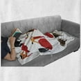 thumbnail image 6 of Spanish Soft Flannel Fleece Throw Blanket, Bullfighting Corrida People Crowd Matadors with Bulls Red Cape Pidacor Folk, Cozy Plush for Indoor and Outdoor Use, 50" x 70", Multicolor, by Ambesonne, 6 of 6