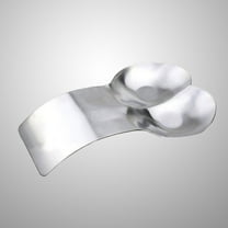 Moluckfu Spoon Rests for Kitchen Counter Silver 1Set