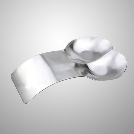 Moluckfu Spoon Rests for Kitchen Counter Silver 1Set