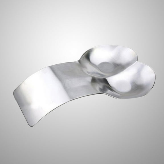 Moluckfu Spoon Rests for Kitchen Counter Silver 1Set