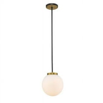 1 Light Pendant In Modern Style-11.25 Inches Tall And 10 Inches Wide Z-Lite 477P10-Mb-Obr