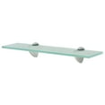 thumbnail image 4 of vidaXL 1/2x Floating Shelf Glass Wall Shelf Multi Sizes Black/Transparent, 4 of 65