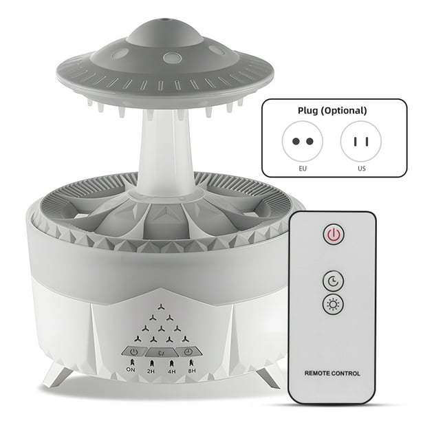 Humidificador de aire Abanopi difusor de aceite esencial 350 ml 7 colores de agua de nube