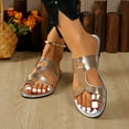 thumbnail image 4 of Womens Sandals Comfortable Women's Fashion Casual Solid Spring And Summer New Beach Sandals, 4 of 9