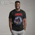 thumbnail image 2 of Men's Jaws Shark Teeth Boat  Graphic T-Shirt, 2 of 10
