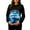 #210-Black, variant on Ounisa Women's Baseball Crew Neck Solid Color Long Sleeve Maternity T-Shirt Top Pregnancy Shirt