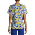 thumbnail image 3 of Scrubstar Women's Disney Mickey Mouse and the Sensational Six V-Neck Print Scrub Top, 3 of 6