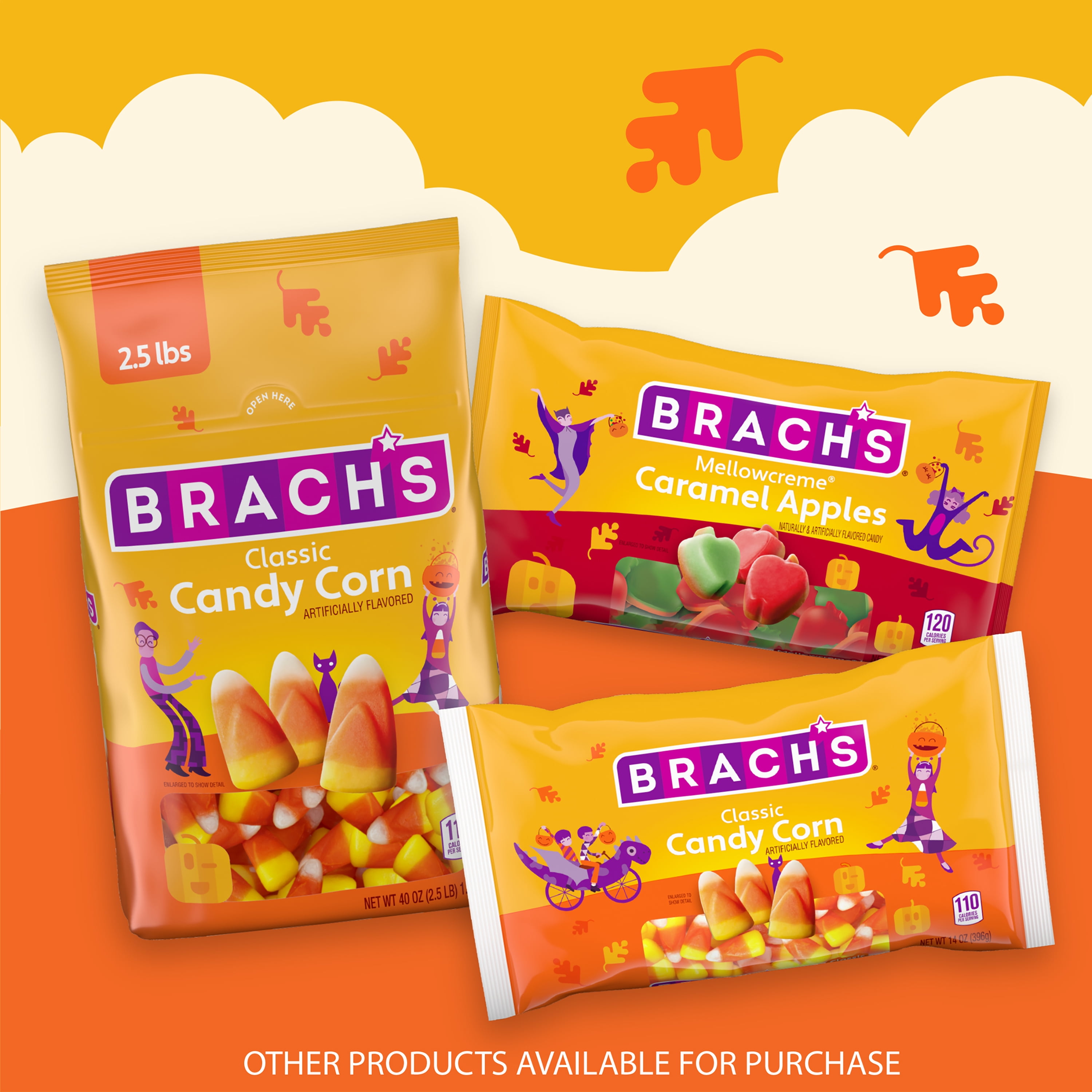 Brach's Candy Corn Autumn Mix Halloween Candy, 40oz 