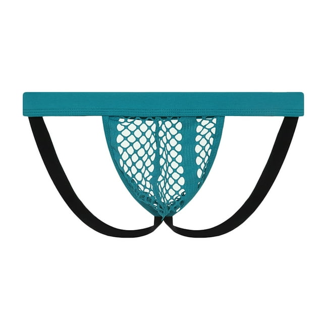 Rbaofujie String Bikini Homme Mode Décontractée sous-Vêtements Aguichant en Maille Rayée Respirante Taille Basse Caleçons Courts Compression pour Hommes