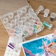 thumbnail image 5 of 30 Slots Bead Organizer Box, Diamond Painting Storage Containers, Bead Storage Containers Plastic Diamond Painting Art Accessories Boxes Small Clear Embroidery Box for Craft Rhinestones Beads(1 Pack), 5 of 6