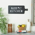 thumbnail image 2 of DecMode 2"W, 10"H Wood Modern Farmhouse Wall Decor, Black, 1-Piece, 2 of 7