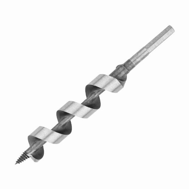 Broca tipo barrena Irwin de acero al carbono de 15/16 pulgadas Profundidad x 19 cm de largo, 1 unida