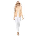 thumbnail image 2 of YEMAK Women's Long Sleeve V-Neck Button Down Soft Knit Cardigan Sweater MK5178-TAUPE-XL, 2 of 5